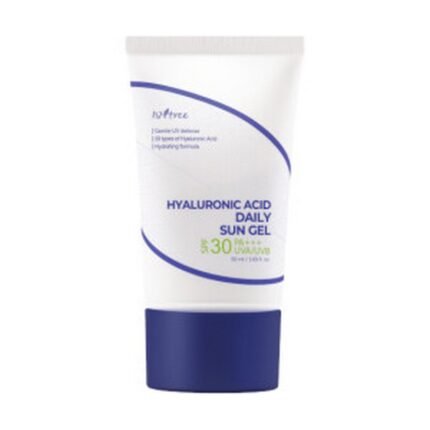 Dry and dehydrated skin under the sun,-Isntree,Hyaluronic Acid Daily Sun Gel SPF30,50ml,