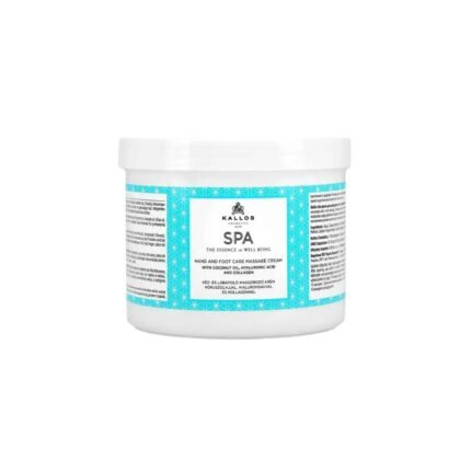 Dry and rough skin on hands and feet - Kallos Spa hand and foot cream 500 ml