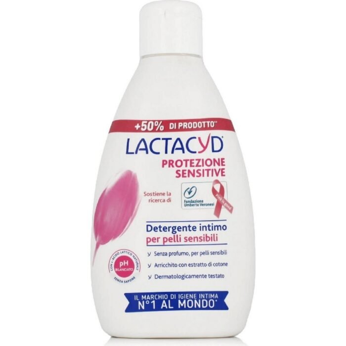 Раздражение из-за агрессивных мыл – Lactacyd гель для интимной гигиены Sensitive 300 мл