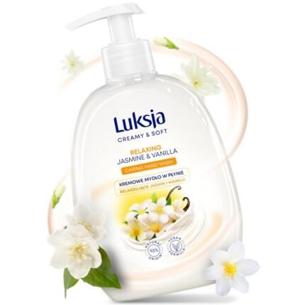 Dryness from frequent hand washing - LUKSJA, LIQUID SOAP JASMINE & VANILLA 900ML,
