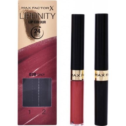 Lipstick that fades, cracks, or transfers during the day,-Max Factor, Lipfinity Lip Color, shade 140 Charming, 4.2 g,