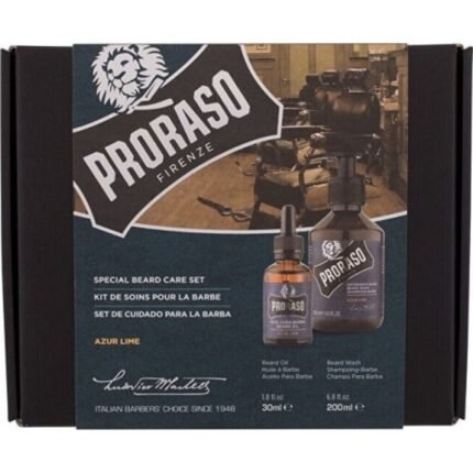 Uncomfortable itching during early beard growth,-Proraso, Beard Care Kit Wood & Spice,
