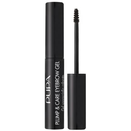 Cejas finas o escasas que carecen de volumen y definición-Pupa Plump & Care Gel para cejas marrón oscuro 3ml