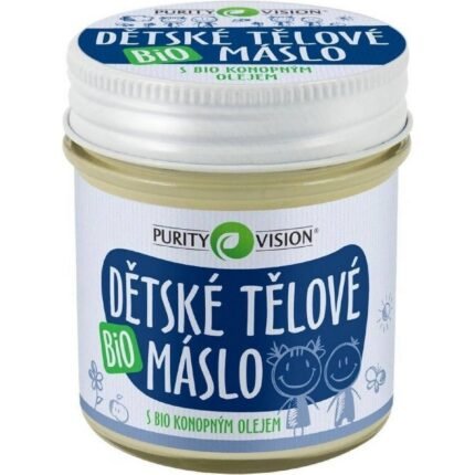 Dry and flaky baby skin - Purity Vision, Bio Baby Body Butter with Organic Hemp Oil 120 ml,