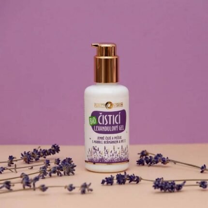 Skin irritation and redness - Purity Vision, Bio Lavender Cleansing Gel with Almond, Chamomile and Vitamin E 100 ml,