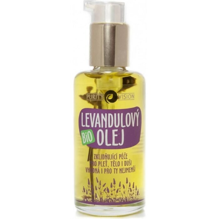 Stress and anxiety - Purity Vision, Organic Lavender Oil 100 ml,