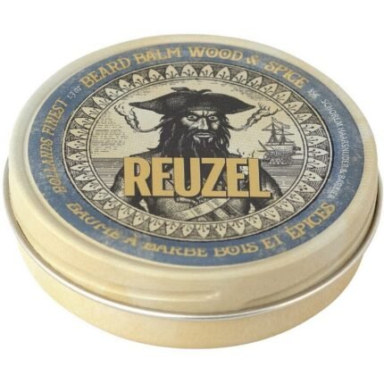 Itchy and dry skin under the beard (combats beardruff),-Reuzel,Beard Balm Wood & Spice,35 мл,