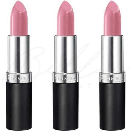 Lipstick that fades or smudges quickly,-Rimmel, Lasting Finish Long-Lasting Lipstick, 006 Pink Blush, 4 g,