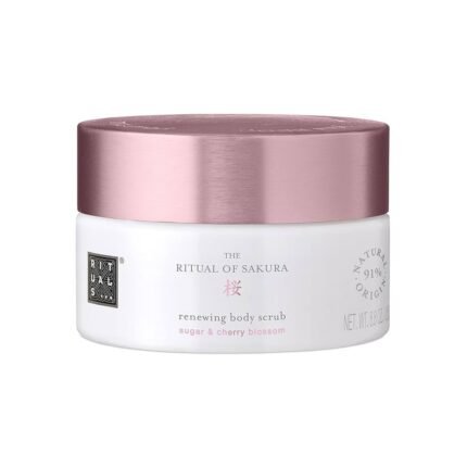 Texture de peau sèche et rugueuse-Rituels LE RITUEL DE SAKURA Gommage corporel au sucre pour le corps 250 g