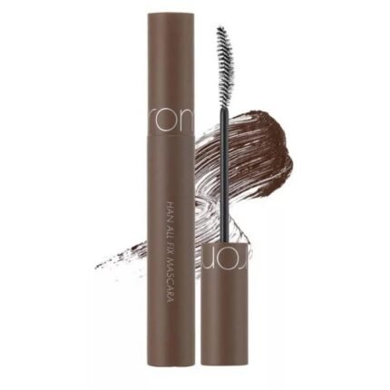 Sparse, thin lashes - Rom&Nd Han All Fix Mascara 02 Ash 7G