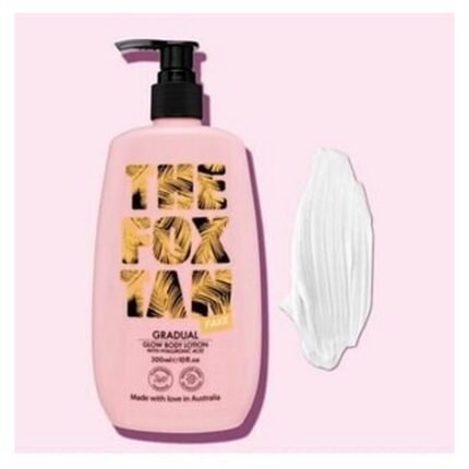 Pale, uneven skin tone,-The Fox Tan,Gradual Glow Body Lotion ,300ml,