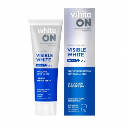 Décoloration et coloration des dents-Dentifrice blanchissant TOŁPA instant white whiteON 75 ml