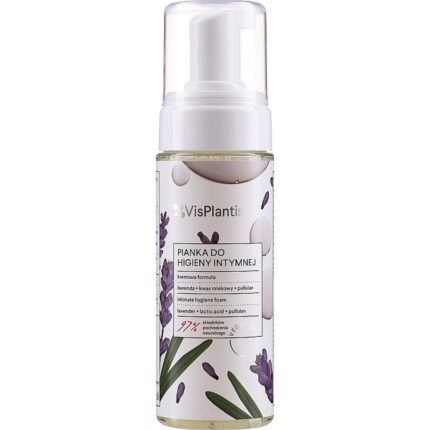 Irritation et inconfort dans la zone intime - Vis Plantis Mousse d’Hygiène Intime Lavande et Acide Lactique 170 ml,