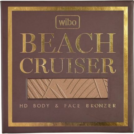 Pale, dull complexion lacking warmth and glow - Wibo, Beach Cruiser Hd Body&Face Bronzer 02 Cafe Creme 22G,