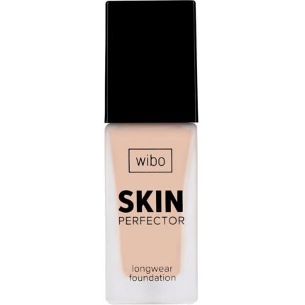 Uneven skin tone and visible imperfections - Wibo, Skin Perfector Longwear Face Foundation 7N Tanned 30ml,