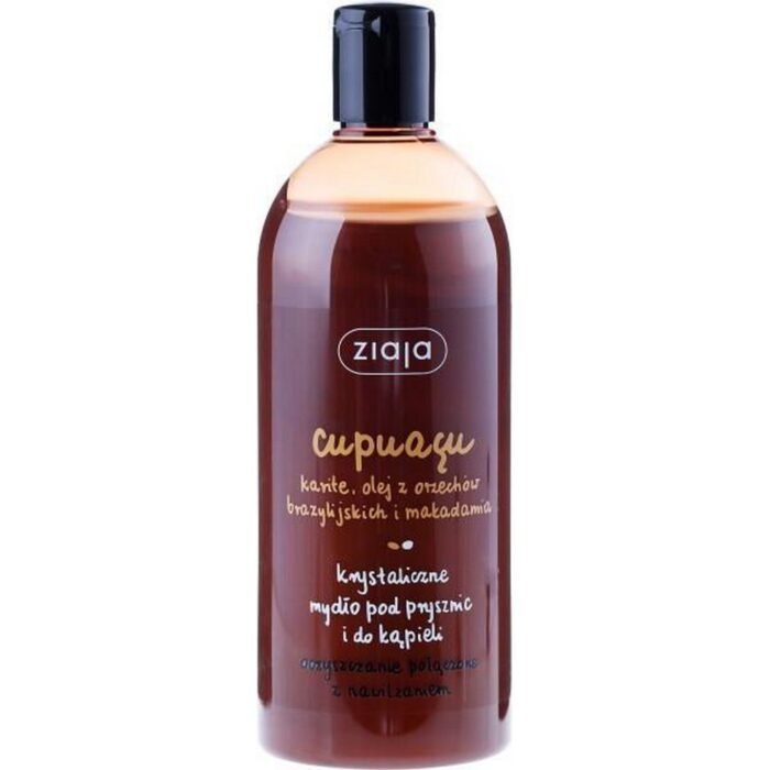 Dry skin after washing - Ziaja, Cupuacu Crystalline Shower and Bath Soap 500ml,