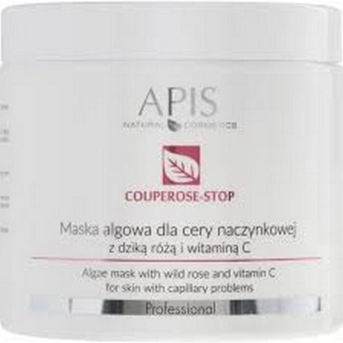 Redness and irritation in sensitive skin,-Apis, Professional Algae Mask for Vascular Skin, 250 g,
