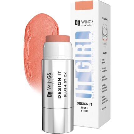 Difficulty in applying blush evenly on the go - AA WINGS OF COLOR Design It blush stick 02 Peach Bloom 5 g