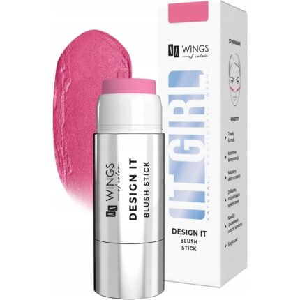 Difficulty in achieving a vibrant, long-lasting blush - AA WINGS OF COLOR Design It blush stick Barbie Core 01 5 g