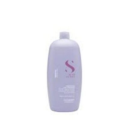 Cheveux frisottis et indisciplinés nécessitant douceur – Alfaparf, Après-Shampoing Semi Di Lino Lissant, 1000 ml,