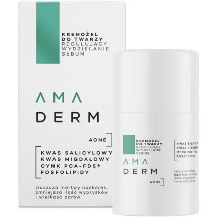 Acne and breakouts - Amaderm Acne Sebum Regulating Face Cream-Gel 50ml