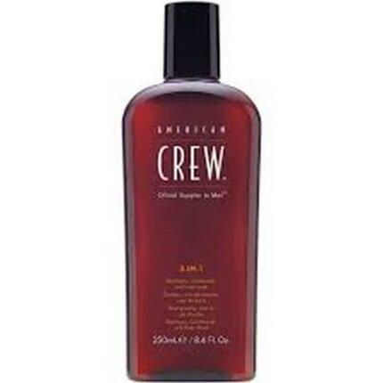 Nettoyage des cheveux et du corps en une seule étape – American Crew Classic 3-en-1, 1000 ml,