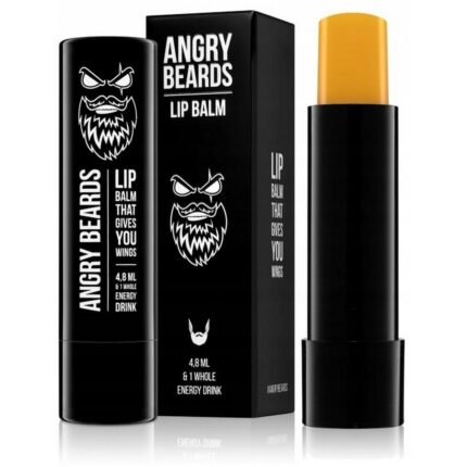 Lèvres sèches ou gercées,-Angry Beards, Baume à lèvres énergisant pour hommes, 5 ml, Lèvres sujettes aux irritations ou fissures,-Angry Beards, Baume à lèvres énergisant pour hommes, 5 ml, Besoin d'hydratation et protection quotidienne,-Angry Beards, Baume à lèvres énergisant pour hommes, 5 ml, Désir de lèvres douces et saines,-Angry Beards, Baume à lèvres énergisant pour hommes, 5 ml.