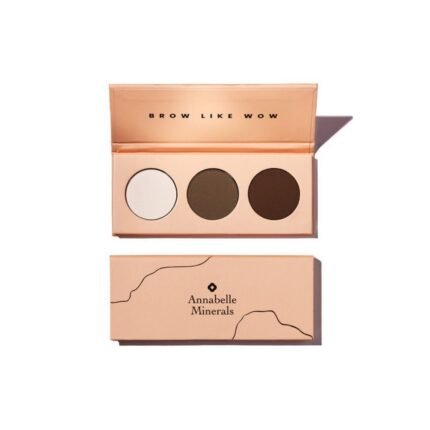 Difficulty achieving defined, natural-looking brows - Annabelle Minerals Brow Like Wow Pressed Eyebrow Shadow Palette 1pc