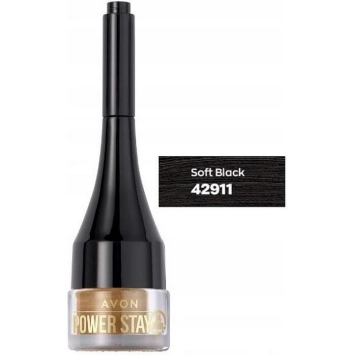 Eyebrow makeup that smudges or fades during the day - AVON 24-Hour Soft Black Eyebrow Pomade