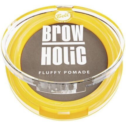 Difficulty achieving fluffy, natural-looking brows - Bell Brow-Holic Fluffy Eyebrow Pomade 02 Brunette