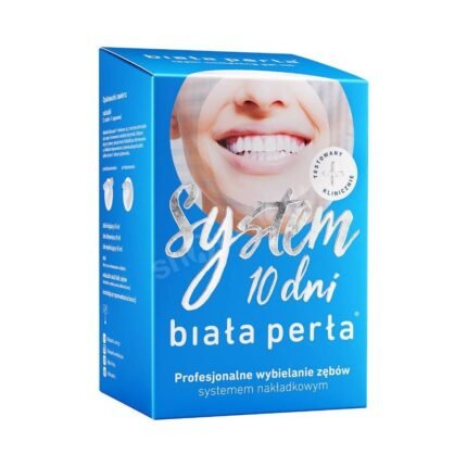 Persistent teeth stains and discoloration - BIALA PEARL 10-dniowy system wybielania