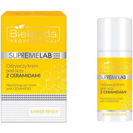 Dryness and tightness around the eyes - Bielenda, Barrier Renew Supremelab Nourishing Eye Cream with Ceramides 15ml,