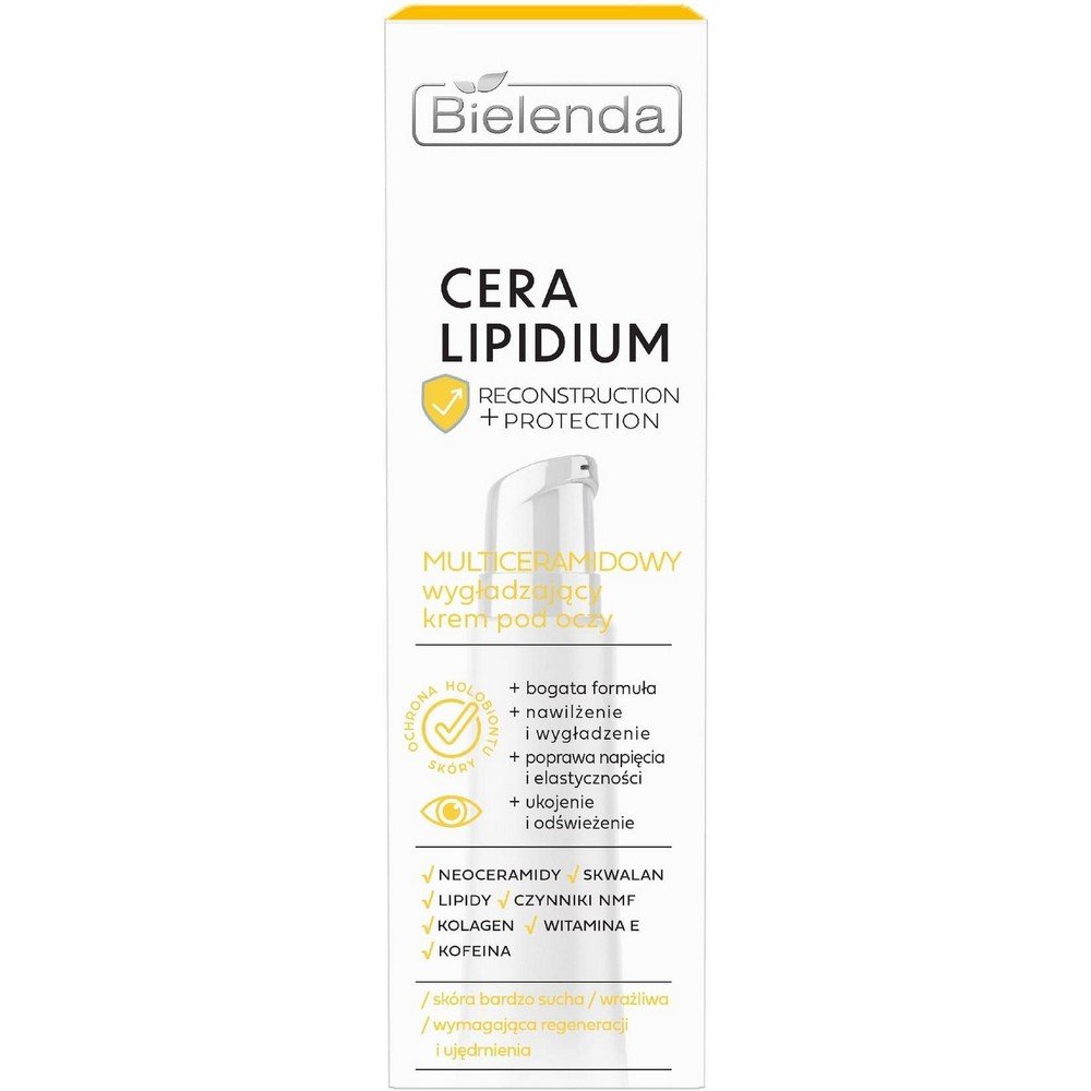 bielenda complex lipidium regeneration protection multiceramide smoothing eye cream 15ml Fine lines and wrinkles around the eyes - Bielenda, Complex Lipidium Regeneration + Protection Multiceramide Smoothing Eye Cream 15ml,