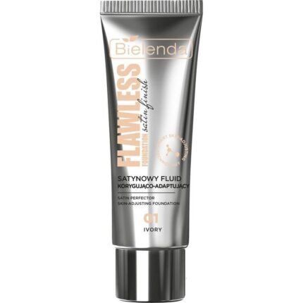 Uneven skin tone - Bielenda, Flawless Satin Corrective-Adapting Fluid 01 Ivory 30G,