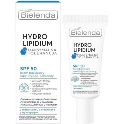 Sun sensitivity and damage - Bielenda, Hydro Lipidium Maximum Tolerance Day Cream Spf50 30ml,