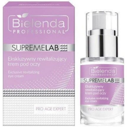 Fine lines and wrinkles around the eyes - Bielenda, Professional Supremelab Exclusive Revitalizing Eye Cream 15ml,