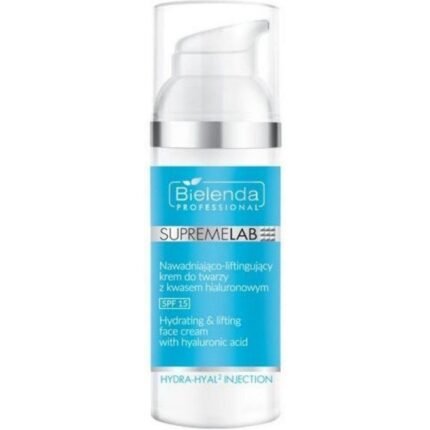 Dehydrated and dry facial skin - Bielenda, Professional SupremeLab HYDRA-HYAL2 INJECTION Hyaluronic SPF 15 Day Cream 50ml,