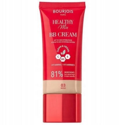 Uneven skin tone and blemishes - Bourjois Healthy Mix BB Cream Light Foundation Face Cream 03 Beige 30ml