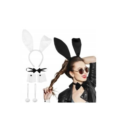 Difficulty finding festive and fun costume accessories,-Bunny Ears Halloween Headband with Accessories,