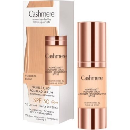 Dry or dehydrated skin - Cashmere DAX cashmere DD moisturizing hyaluronic foundation SPF30 01 natural beige 30ml
