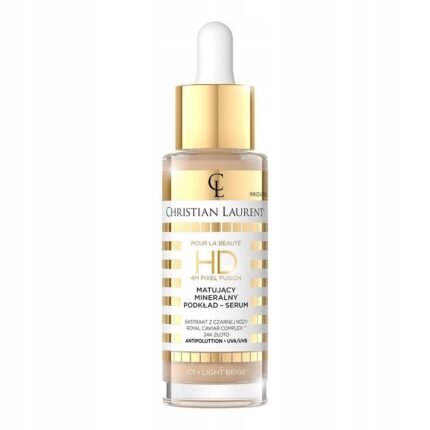 Oily or shiny complexion - Christian Laurent Pour La Beaute Mattifying Serum Foundation No. 101