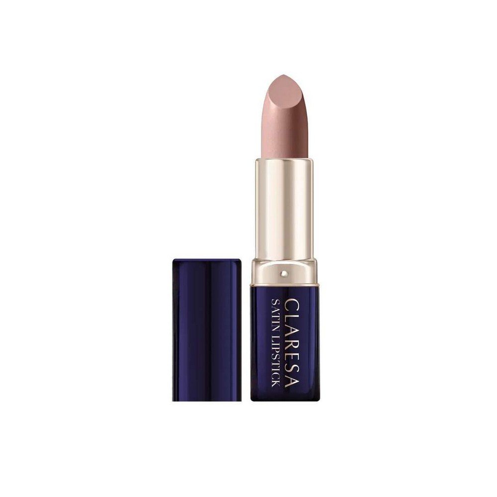 claresa satin lipstick satynowa pomadka do ust szminka 01 whisper Сухие, потрескавшиеся губы - Губная помада Claresa Satin 01 Whisper