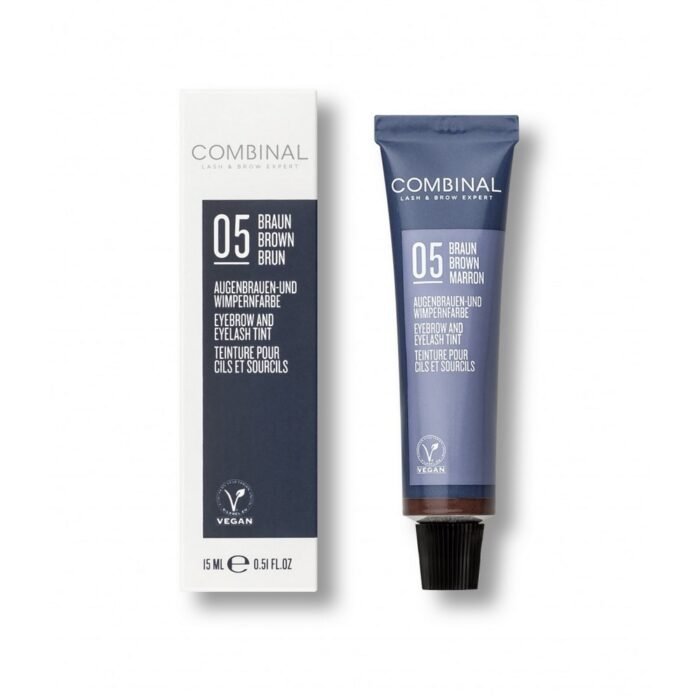 Fading or uneven eyebrow and eyelash color - COMBINAL Creamy Eyebrow and Eyelash Dye 15ml BROWN