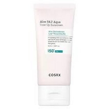 Sun damage causing premature aging,-Cosrx, Aloe 54.2 Aqua Tone-Up SPF50+ PA++++, 50ml,