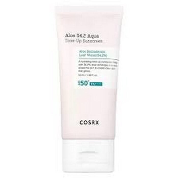 Sun damage causing premature aging,-Cosrx, Aloe 54.2 Aqua Tone-Up SPF50+ PA++++, 50ml,
