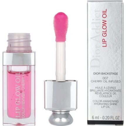 Dry, dull lips needing hydration and natural color enhancement, –Dior, Backstage Dior Lip Glow Oil 007 Raspberry, 6 ml,