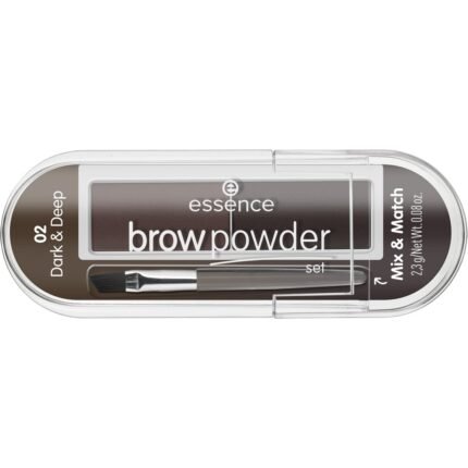Sparse or uneven eyebrows - Essence Brow Powder Dark/Deep Eyebrow Kit