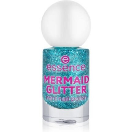 Dull Nails - Essence Mini Nail Polish 5ml No. 07 Mermaid Glitter