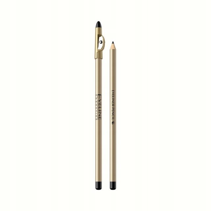Smudging and fading of eyeliner throughout the day - Eveline Cosmetics Eyeliner Pencil black