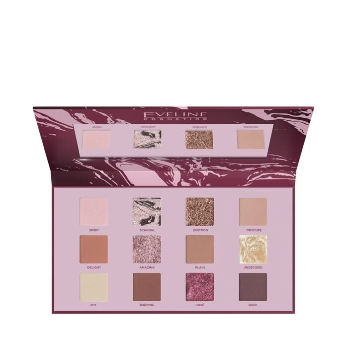 Difficulty finding a versatile nude eyeshadow palette - EVELINE SHADOW PALETTE 12 SHOCKING NUDE MIX FINISHES